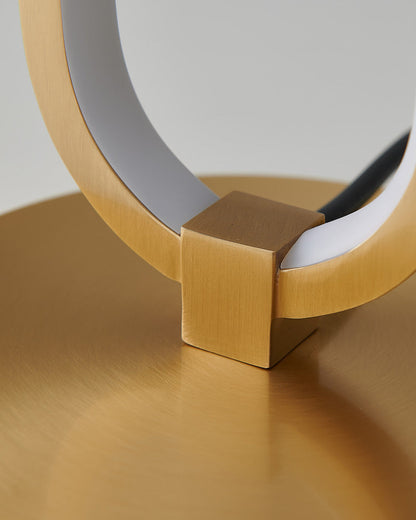 Oval Table Lamp - Brass Skin