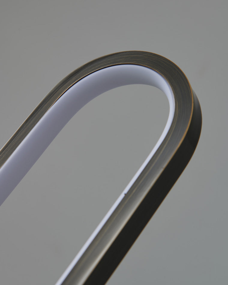 Oval Table Lamp - Brass Skin
