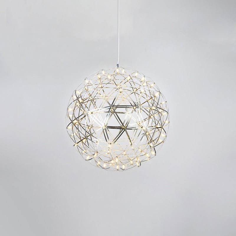 Lustre Céleste en Sphères Lumineuses
