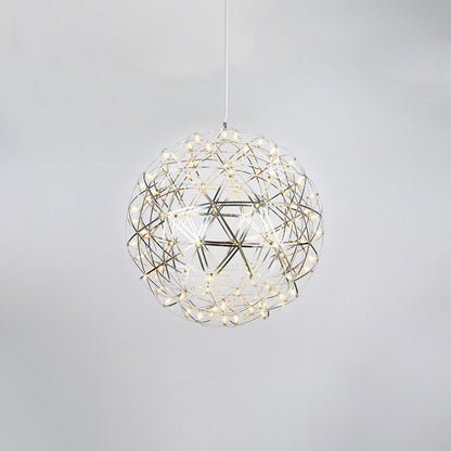 Lustre Céleste en Sphères Lumineuses