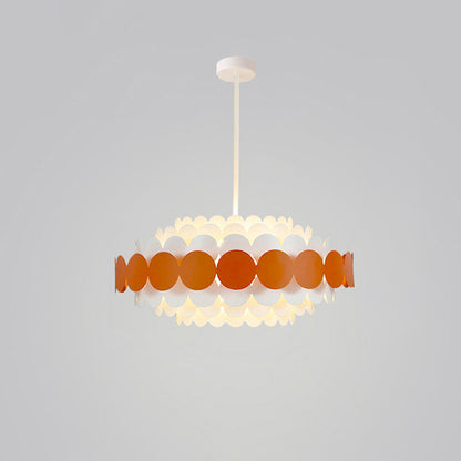 Scandinavian Scalloped Chandelier