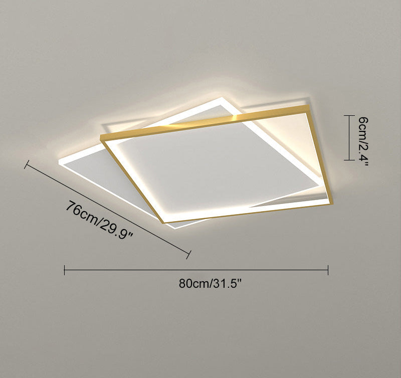 Modern Ultra-Thin Square Ceiling Light