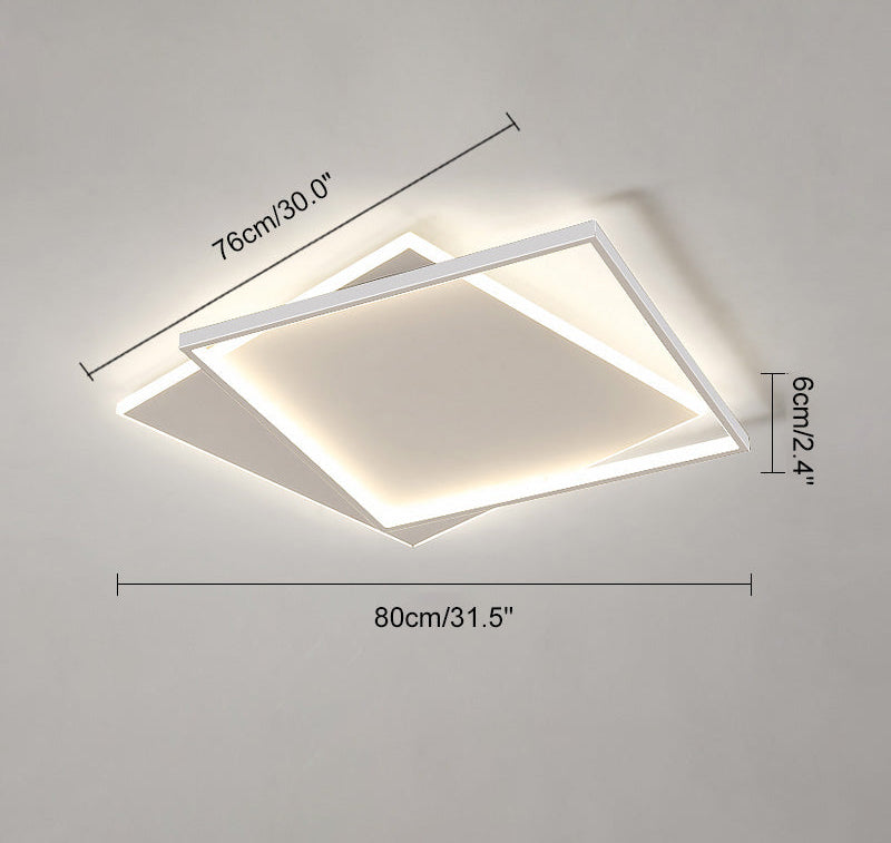 Modern Ultra-Thin Square Ceiling Light