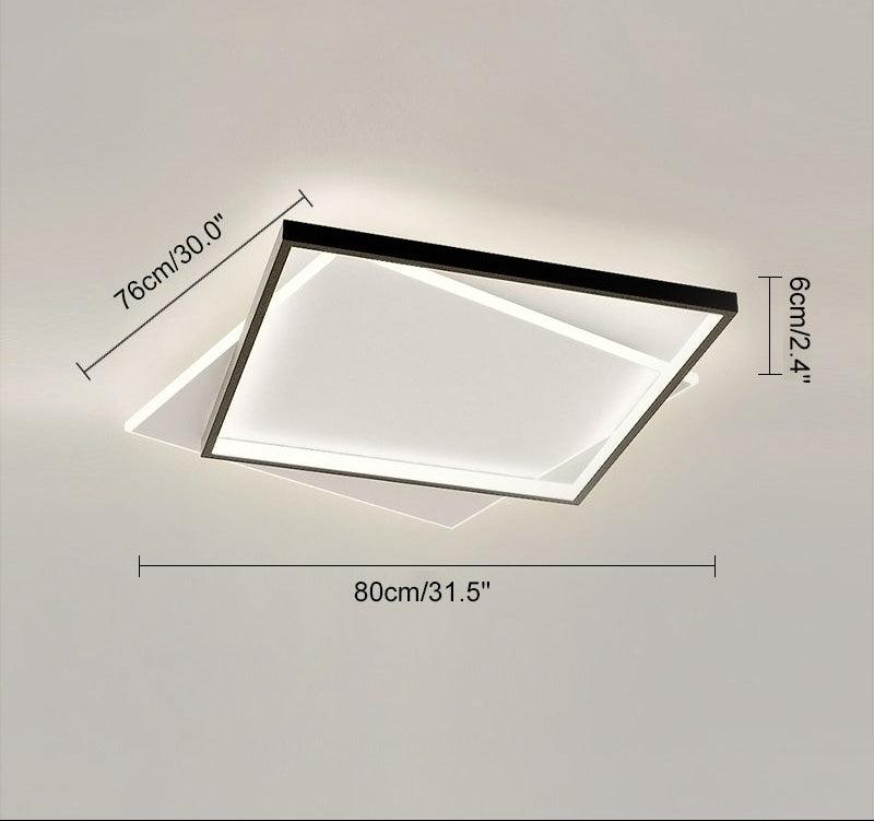 Modern Ultra-Thin Square Ceiling Light