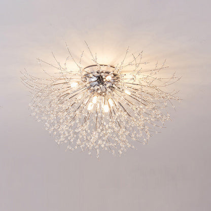 Dandelion Crystal Ceiling Light