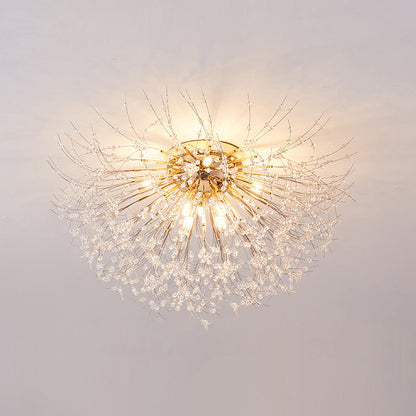 Dandelion Crystal Ceiling Light