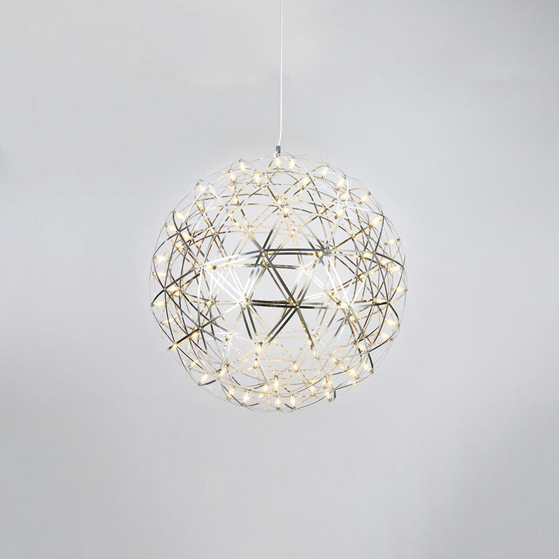 Lustre Céleste en Sphères Lumineuses