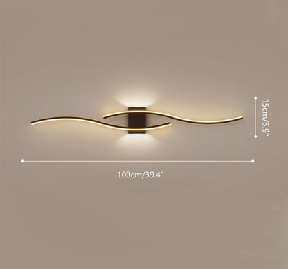 Elegant Wave Wall Light – Modern Design