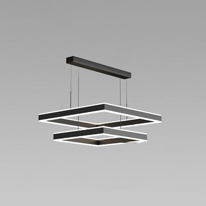 Square Cascade Chandelier