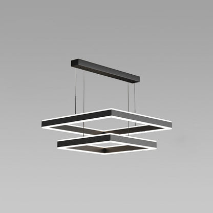 Square Cascade Chandelier