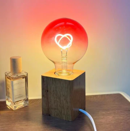 Ampoule Rose Dégradé - Éclat Romantique