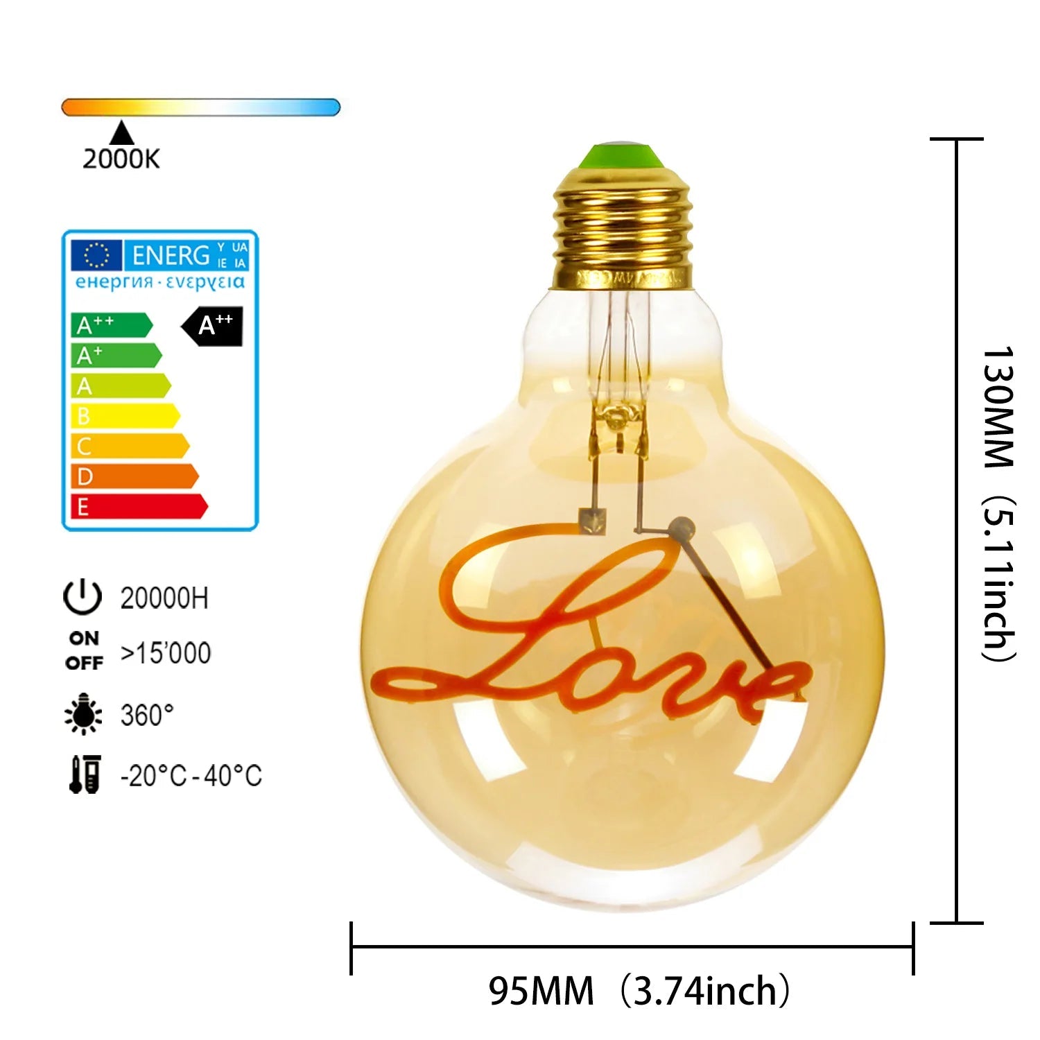 Ampoule Vintage Edison - CharmRétro