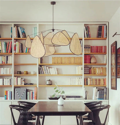 Lustre en bambou