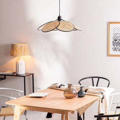 Lustre en bambou