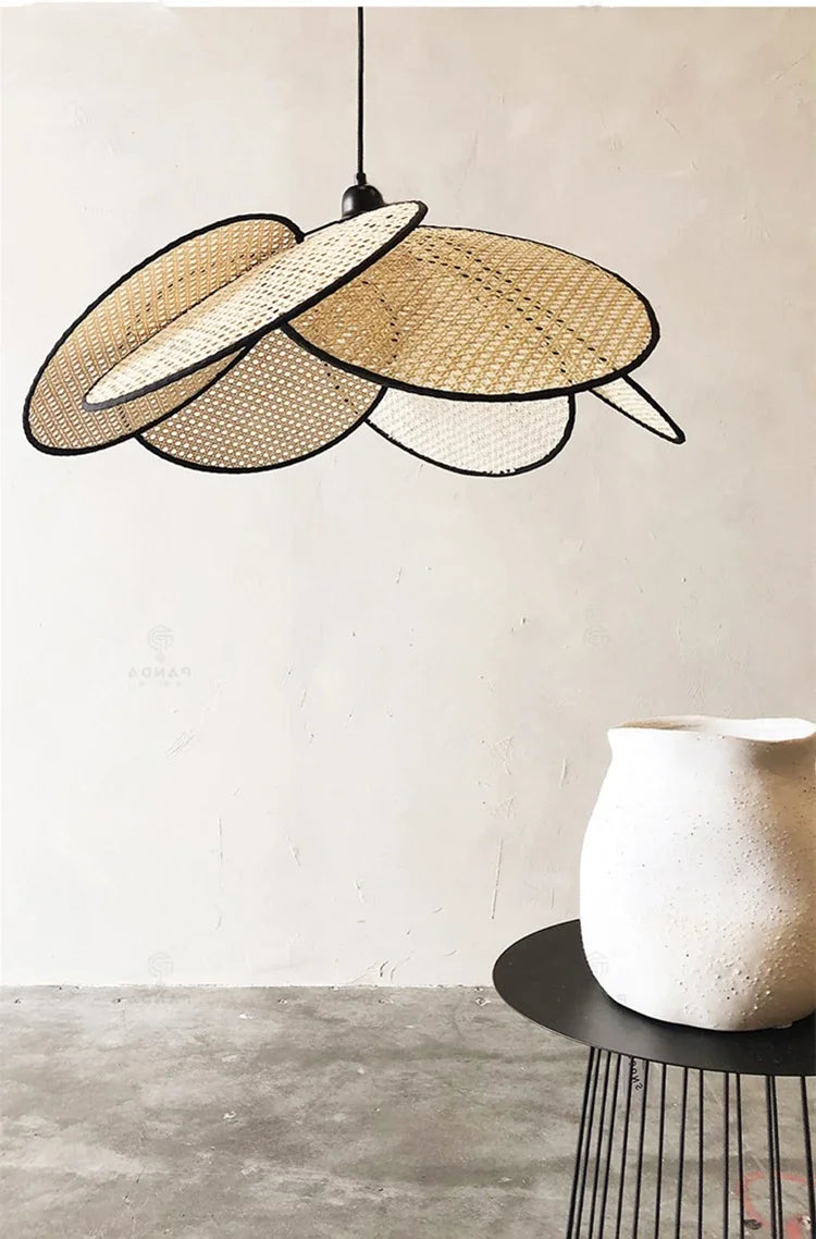 Lustre en bambou