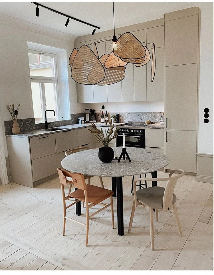 Lustre en bambou