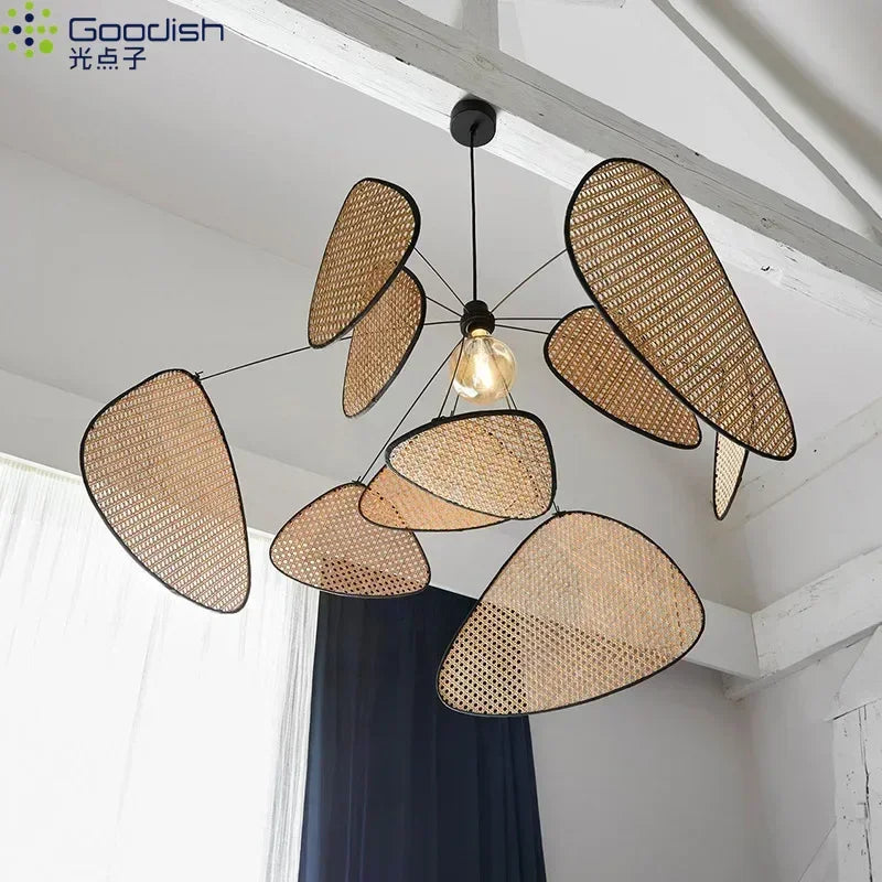 Lustre en bambou