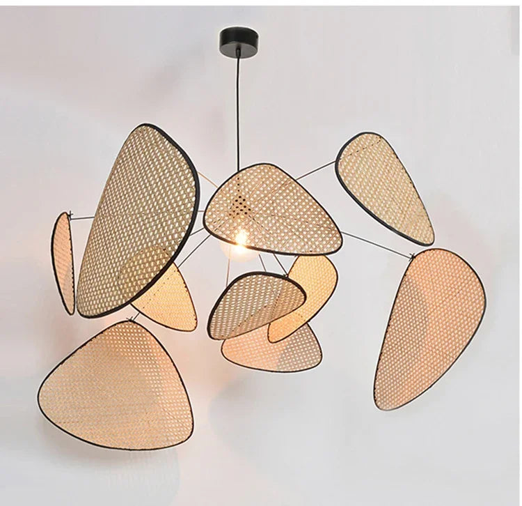 Lustre en bambou