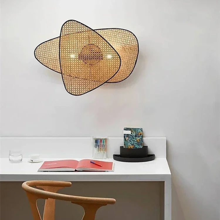 Lustre en bambou