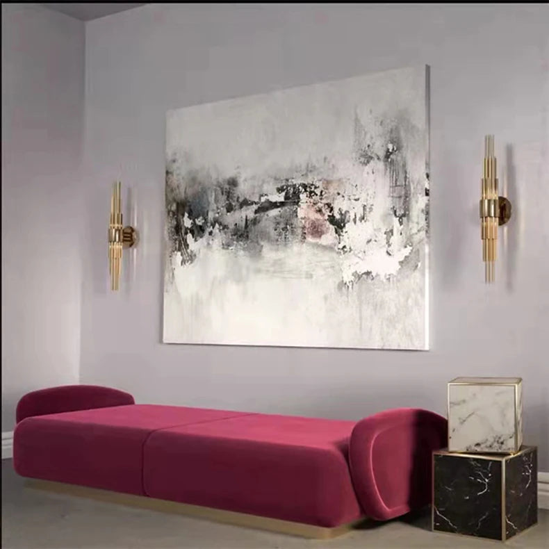 Applique Moderne LED Longue Bronze