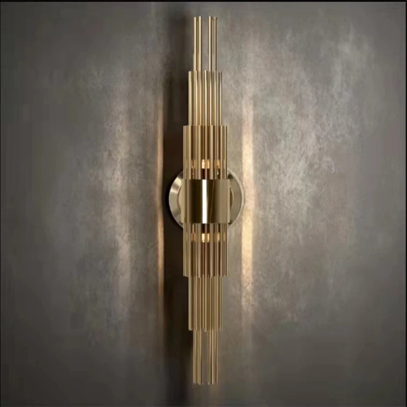 Applique Moderne LED Longue Bronze