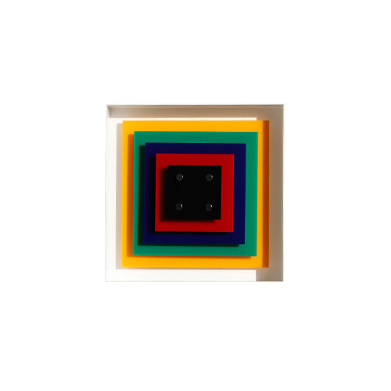 Applique Murale Art Square Colorée