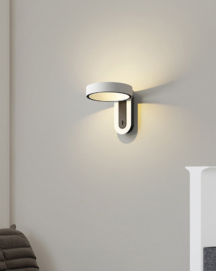 Applique Murale Cercle Ajustable – Éclairage Élégant et Moderne