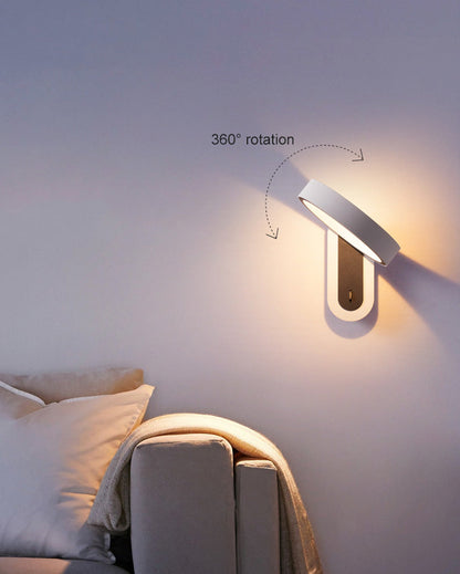 Applique Murale Cercle Ajustable – Éclairage Élégant et Moderne