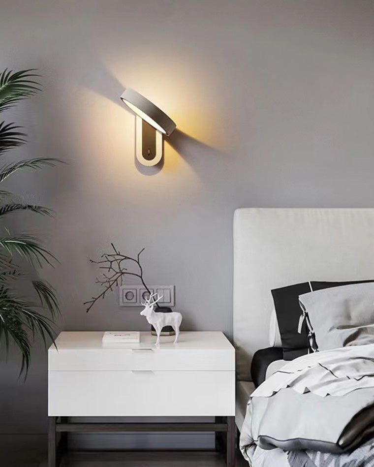 Applique Murale Cercle Ajustable – Éclairage Élégant et Moderne