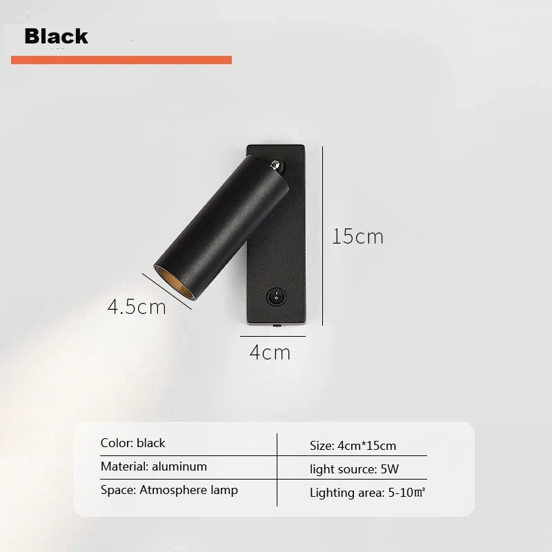 Applique Murale Design Cylindrique LED - Élégance Moderne