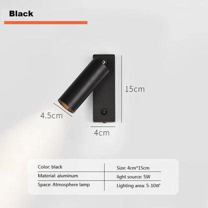 Applique Murale Design Cylindrique LED - Élégance Moderne