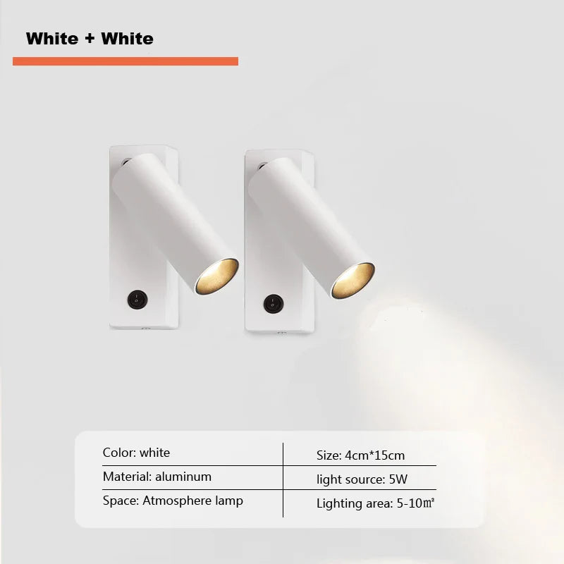 Applique Murale Design Cylindrique LED - Élégance Moderne