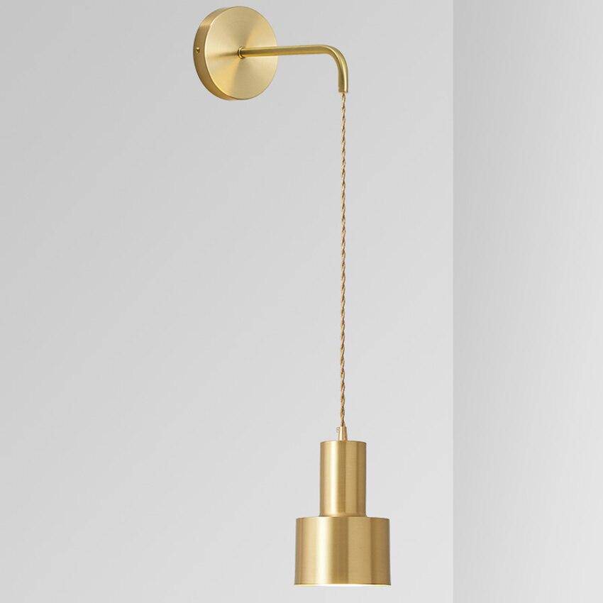 Applique Murale Élégante - Lumière Dorée Design Moderne