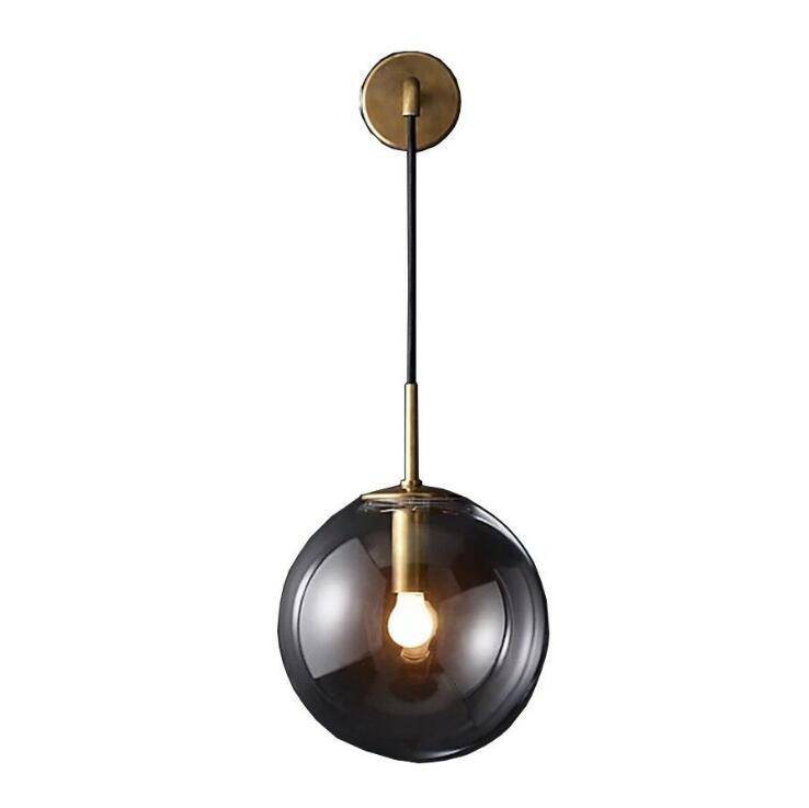 Applique Murale Élégante - Sphere Design Moderne en Verre et Métal
