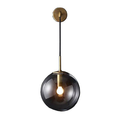 Applique Murale Élégante - Sphere Design Moderne en Verre et Métal