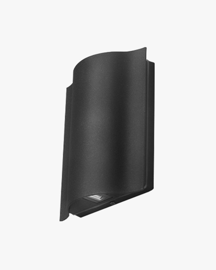 Applique Murale Extérieure Éclats Noirs – Éclairage Double Faisceau