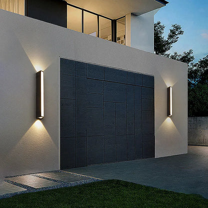 Applique Murale Extérieure LED Moderne - Élégance Aluminium IP65