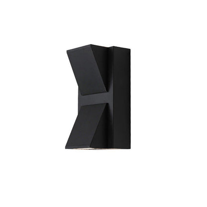Applique Murale Extérieure Up & Down Noire – Éclairage Directionnel et Moderne