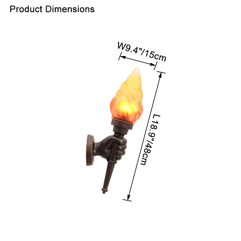 Applique Murale - Flame Glow