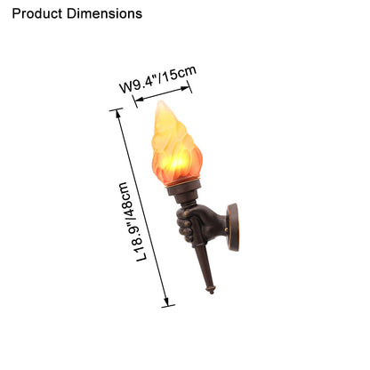 Applique Murale - Flame Glow