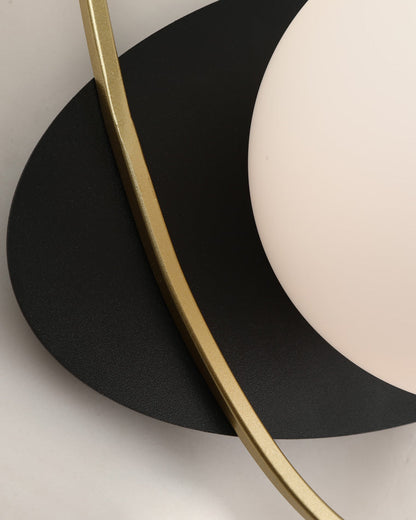Applique Murale Frosted Oval Accent