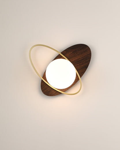 Applique Murale Frosted Oval Accent