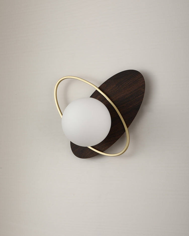 Applique Murale Frosted Oval Accent