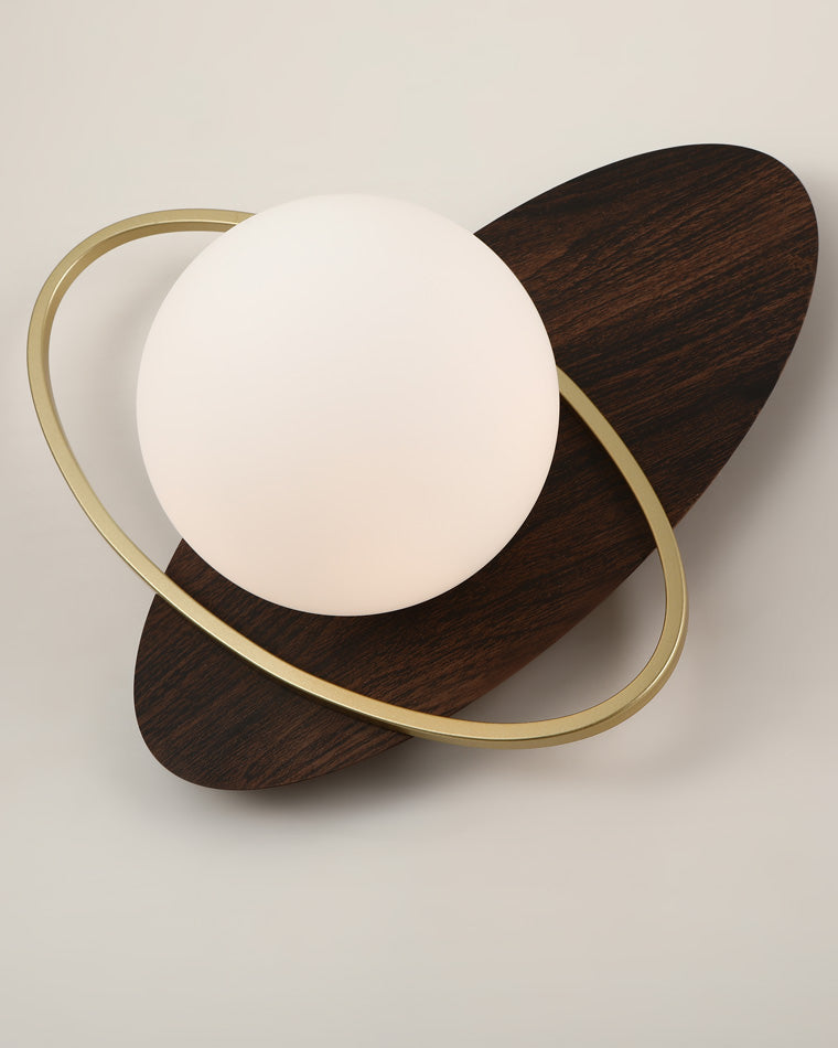 Applique Murale Frosted Oval Accent