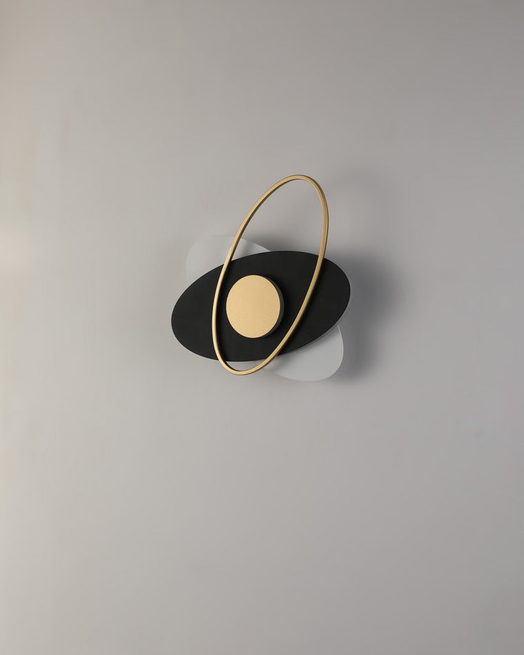 Applique Murale Frosted Oval Accent