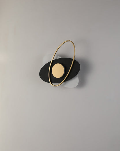 Applique Murale Frosted Oval Accent