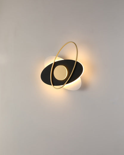 Applique Murale Frosted Oval Accent