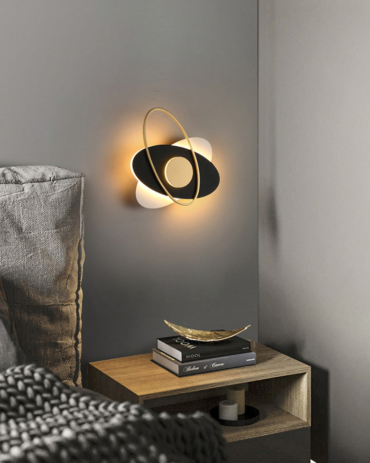 Applique Murale Frosted Oval Accent