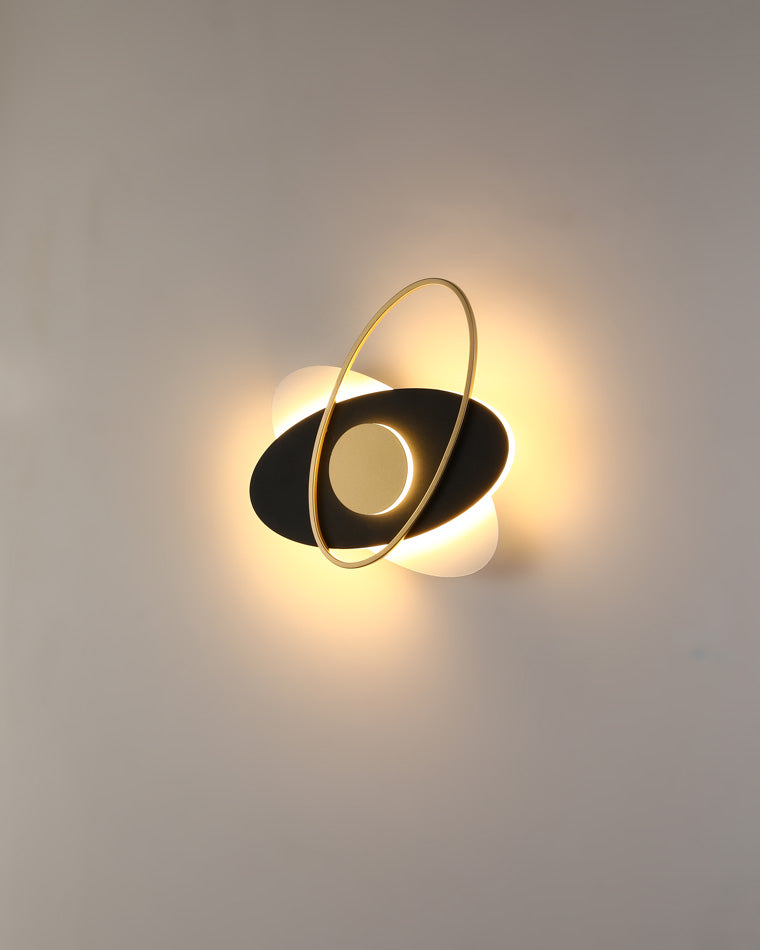 Applique Murale Frosted Oval Accent