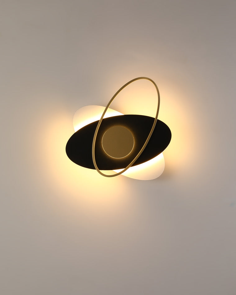 Applique Murale Frosted Oval Accent